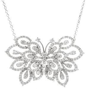 Pingente Papillon Fleur